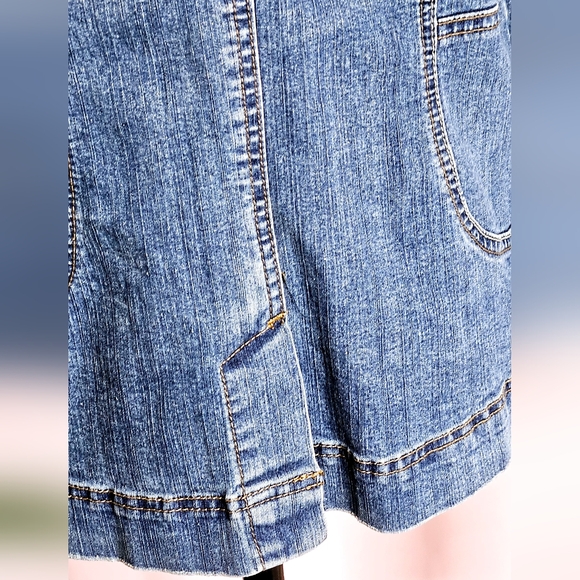 YMI Blue Jeans Jacket Bleached size XL - Picture 9 of 16